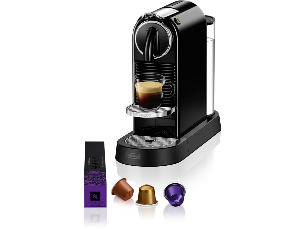 NESPRESSO CitiZ fra DeLonghi® Kapselmaskin (sort) Kapselmaskiner