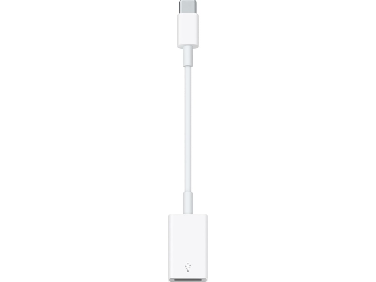 Apple USB-C til USB-A adapter (hvit) Kabeladaptere & overganger