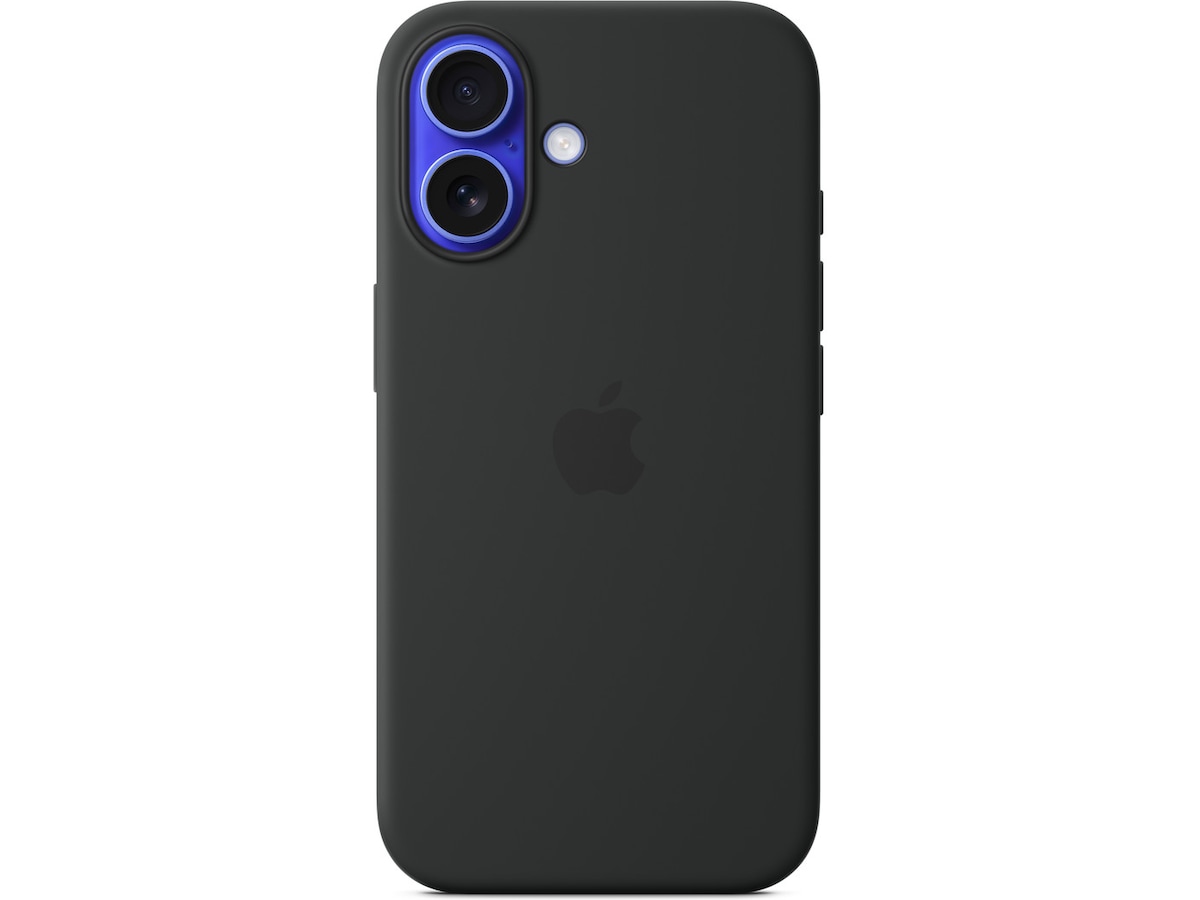 Apple iPhone 16 Silikondeksel (sort) Mobildeksel