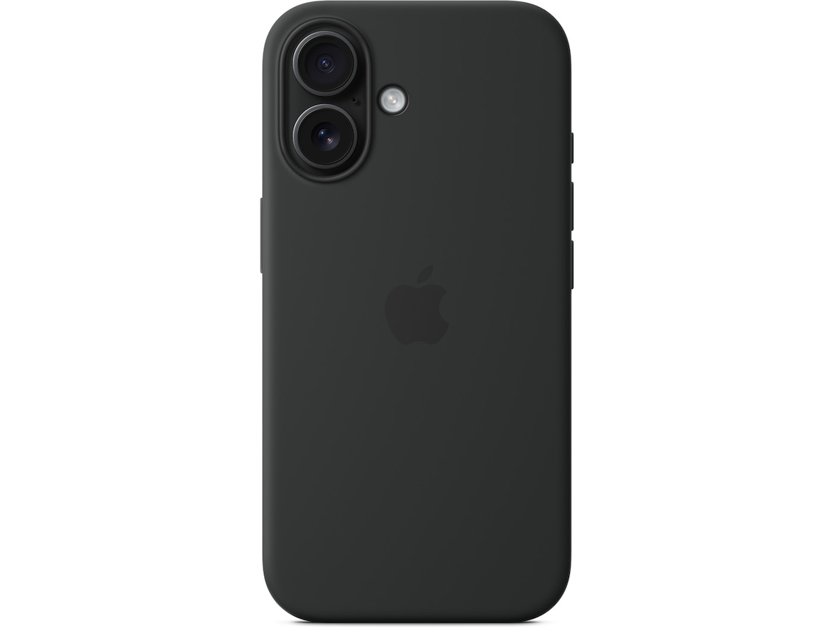Apple iPhone 16 Silikondeksel (sort) Mobildeksel