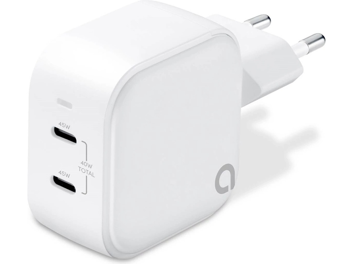 Andersson 45W GaN Vegglader (hvit) Mobilladere