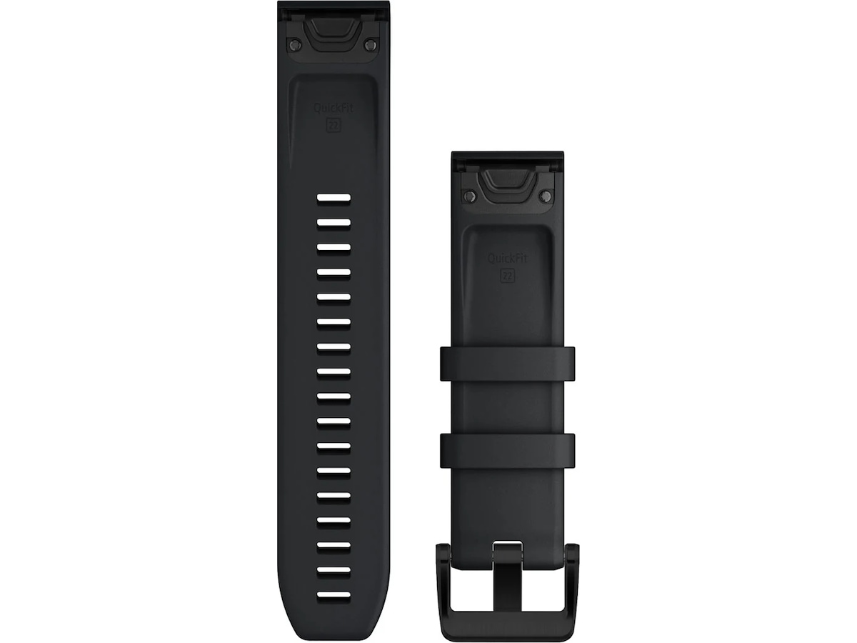 Garmin QuickFit Silikonreim 22mm (sort) Reim