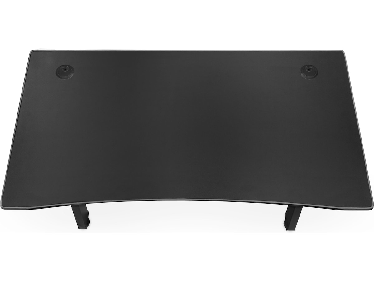 Svive Cygnus Gaming Desk matt sort med grå sømmer Gamingdesk
