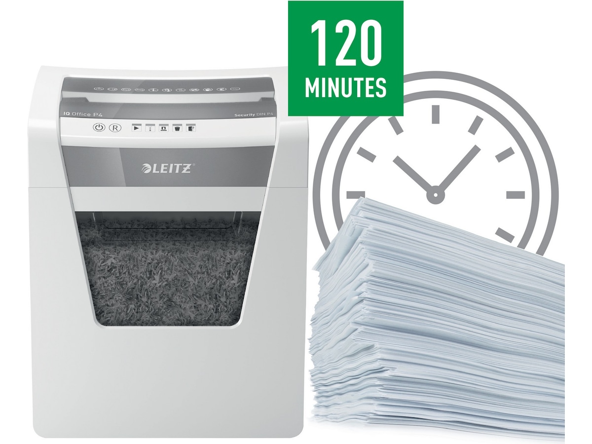 Leitz makuleringsmaskin IQ Office P4 Makuleringsmaskiner