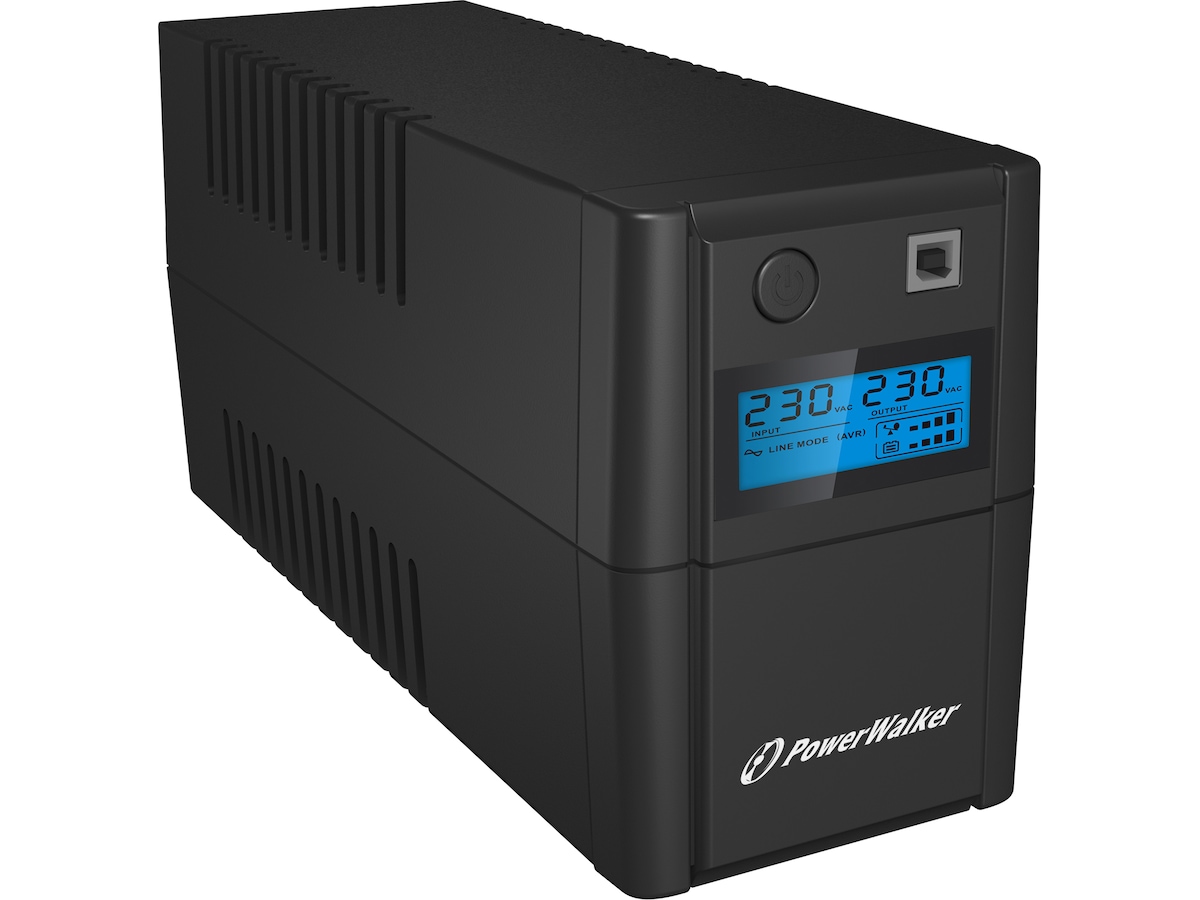 PowerWalker VI 850 SHL IEC UPS og UPS-batteri