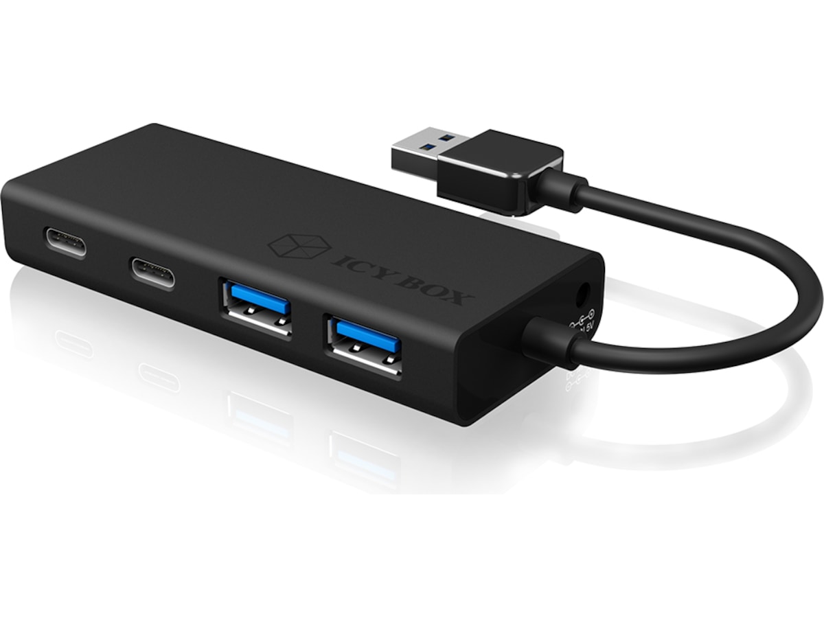 ICY BOX USB-A Hub Dockingstasjon & USB-HUB