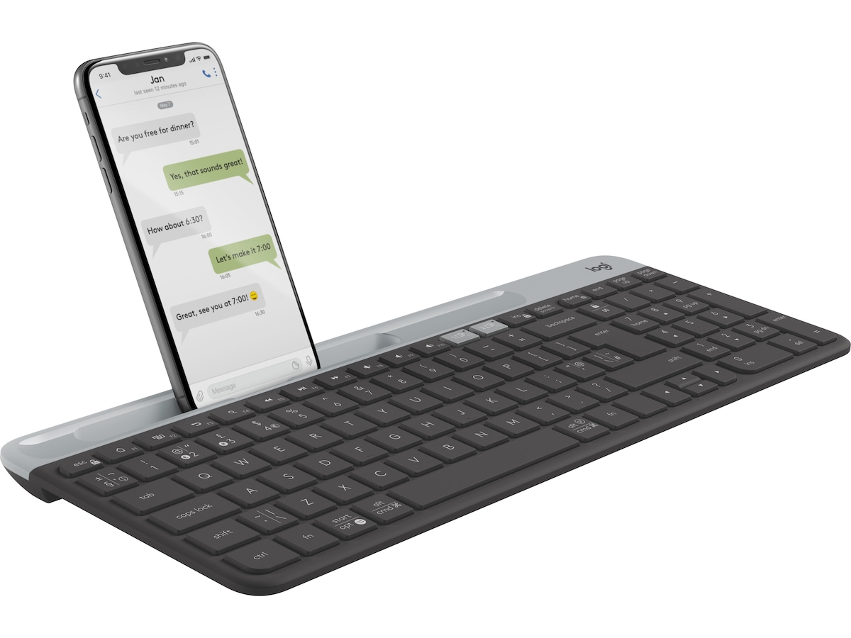 Logitech K580 Slim Multi-Enhet Tastatur Tastatur