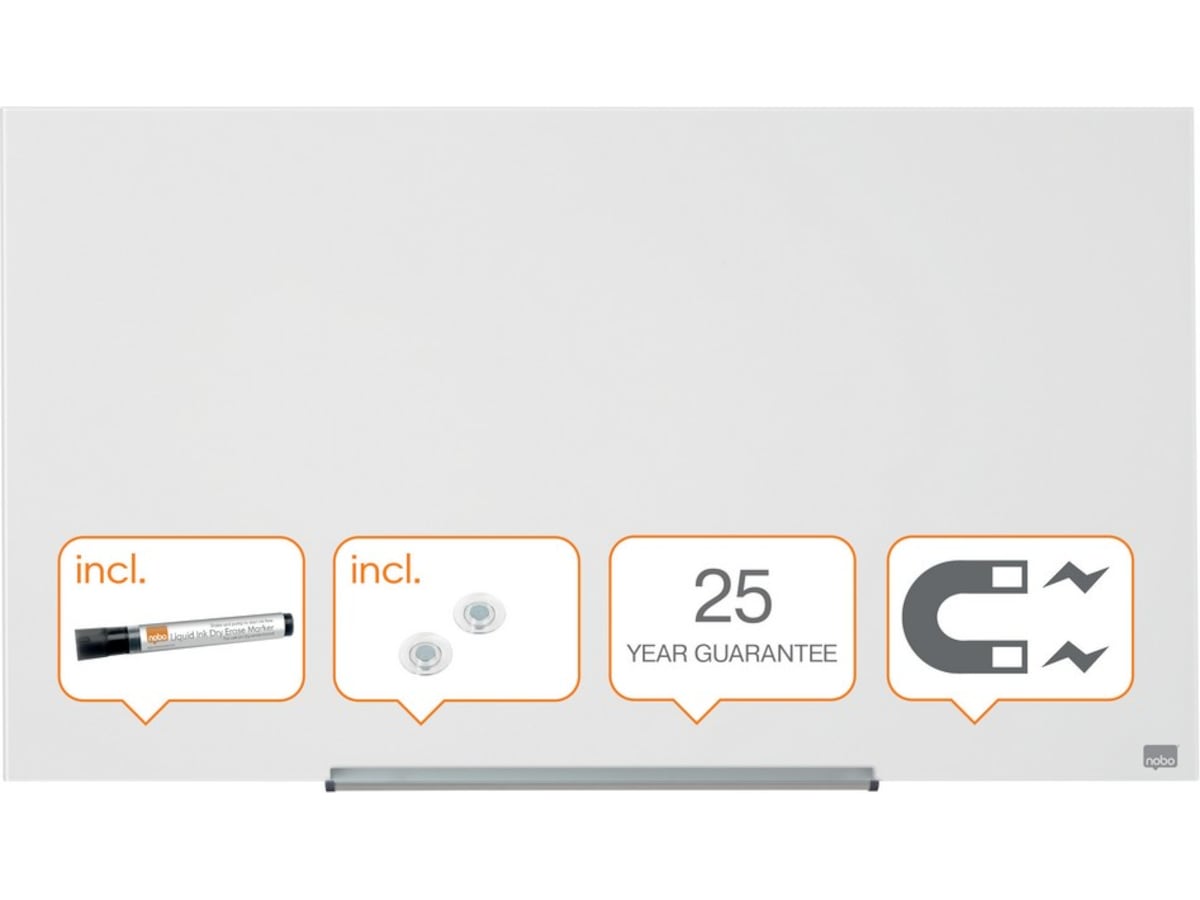 Nobo Glasstavle Widescreen 45" Glasstavler