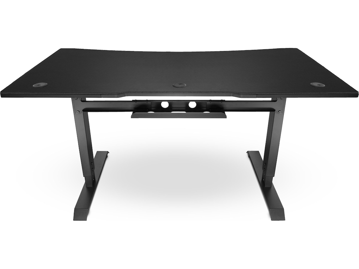 Svive Altair Gaming Desk matt sort med sorte sømmer Gamingdesk