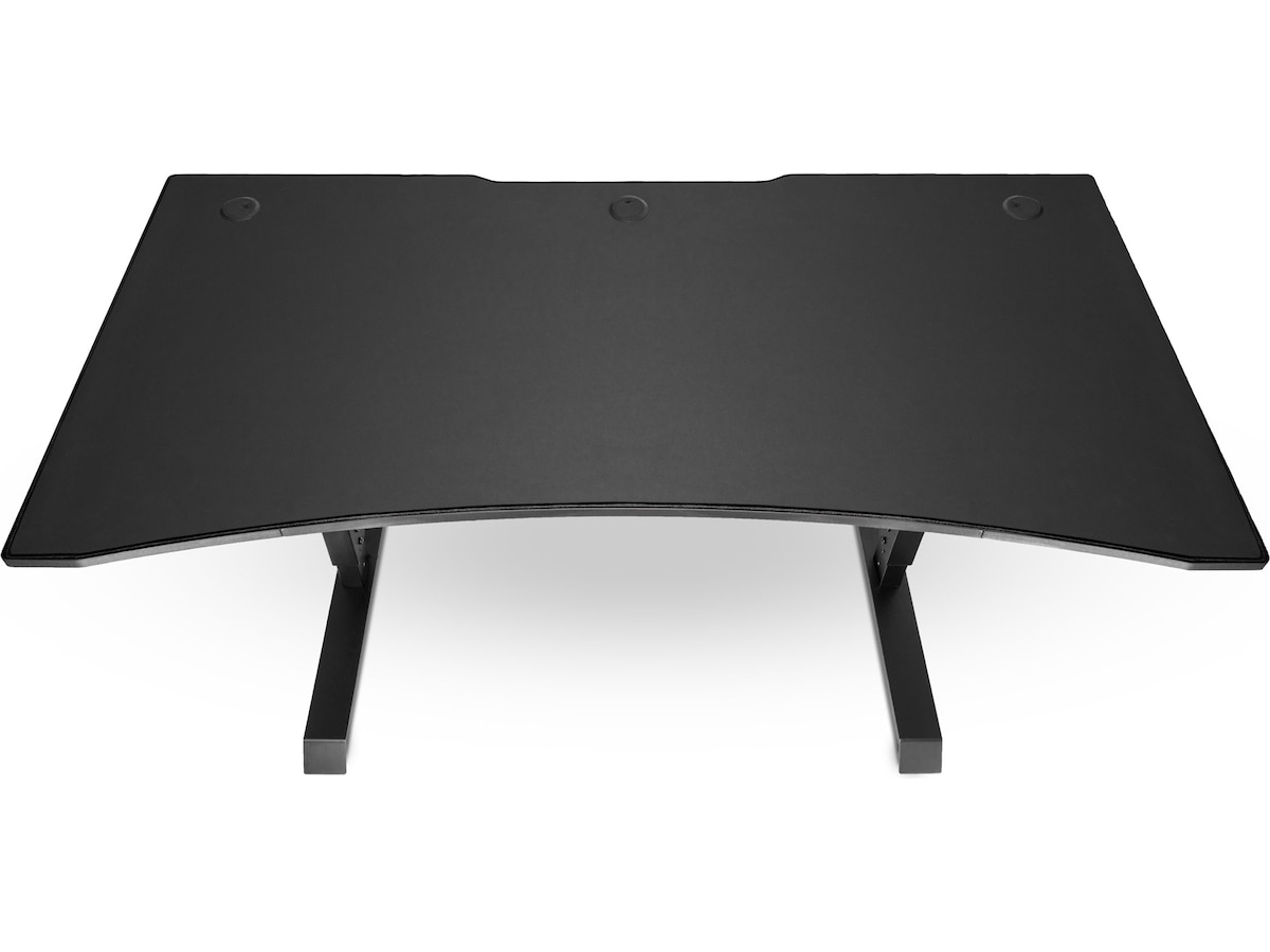Svive Altair Gaming Desk matt sort med sorte sømmer Gamingdesk