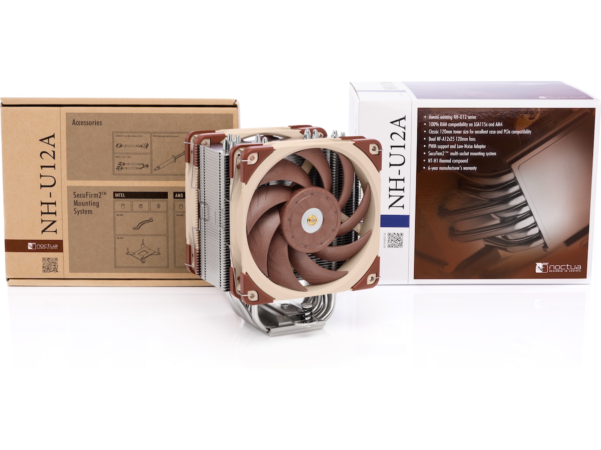 Noctua NH-U12A CPU Kjøler CPU - Luftkjøling
