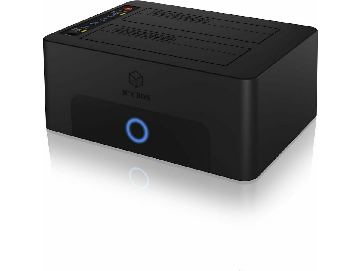 ICY BOX 2-bay Docking for 2.5” or 3.5” SATA Dokkingstasjoner