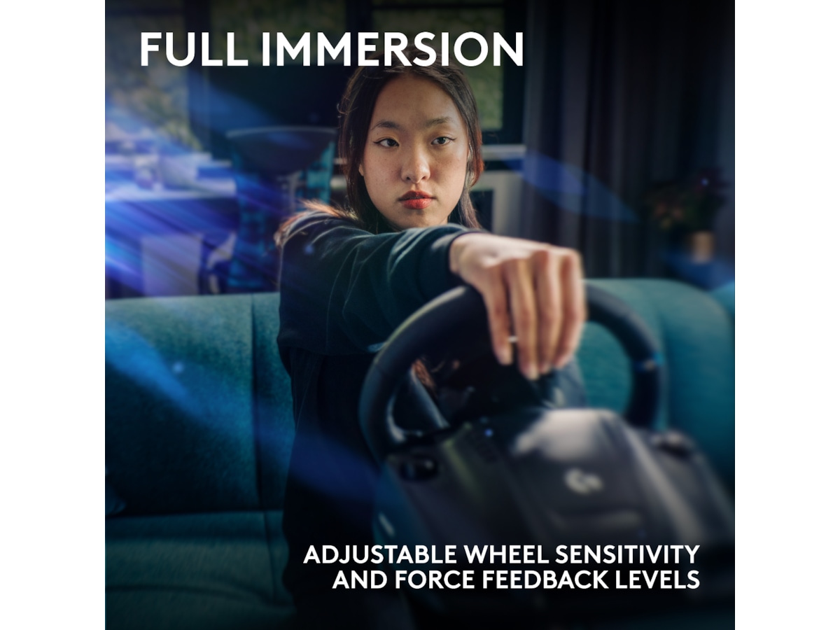 Logitech G923 Driving Force Racing PS4/PS5/PC Ratt og pedaler