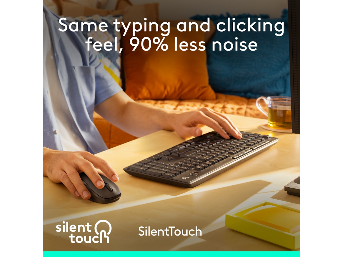 Logitech MK295 Silent Wireless Combo - GRAPHITE Mus & tastatur -kombipakker