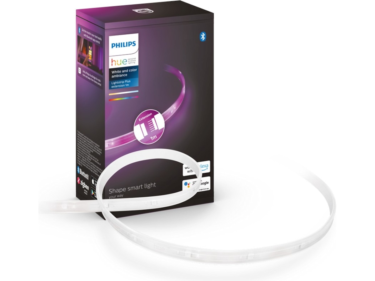 Philips Hue Lightstrip Plus V4-forlengelse 1 meter Led strips & underholdning