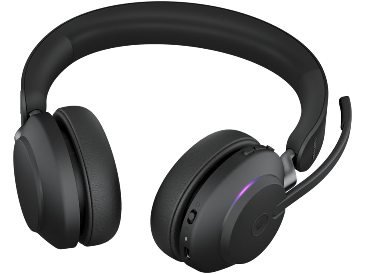 Jabra Evolve2 65, Link380c MS Stereo Black Trådløse hodesett