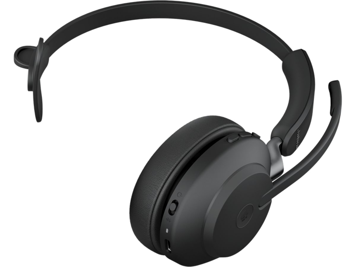Jabra Evolve2 65, Link380a MS Mono Stand Black Headset
