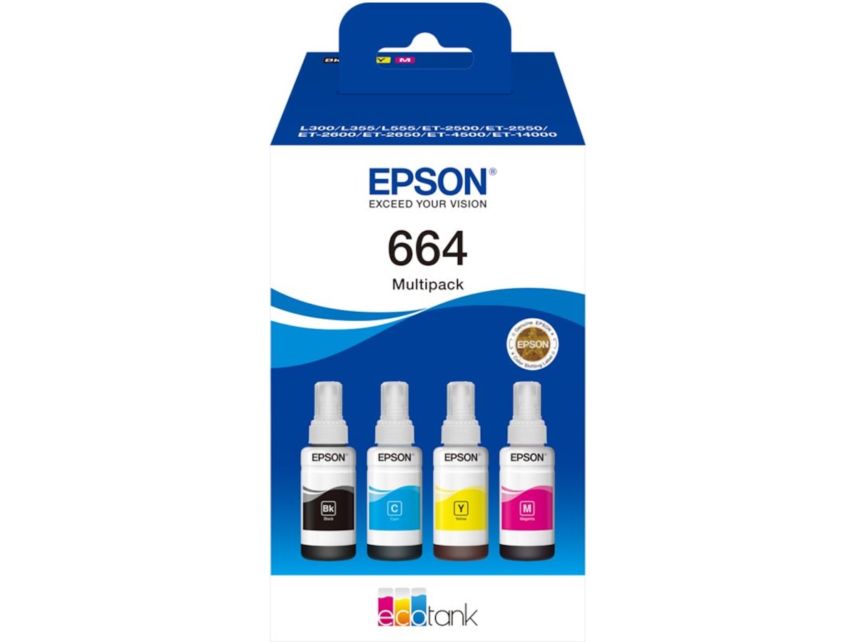 Epson Blekk 664 EcoTank Multipack Blekkpatroner