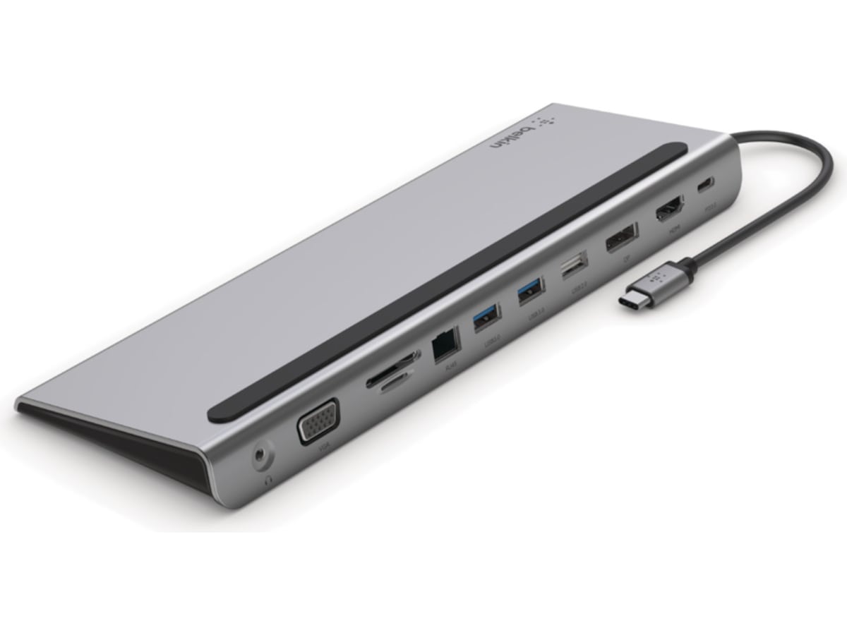Belkin 11-i-1 Connect Multiport Docking Dockingstasjon & USB-HUB