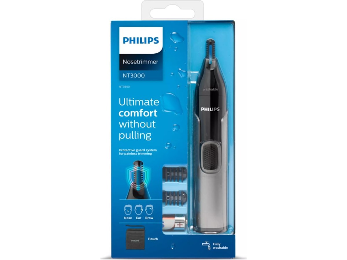 Philips series 3000 Nese-, øre- og øyenbrynstrimmer NT3650/16 Barbermaskiner