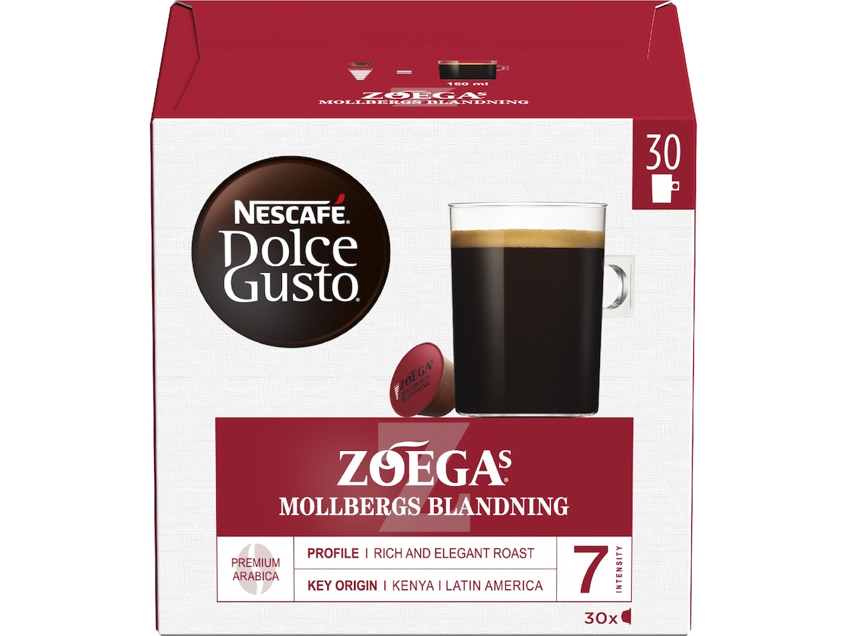 Nescafé Dolce Gusto Zoégas Mollbergs Big Pack Kaffekapsler