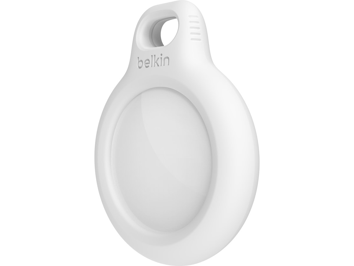 Belkin holder til AirTag, med nøkkelring - hvit Sporingsbrikke & GPS