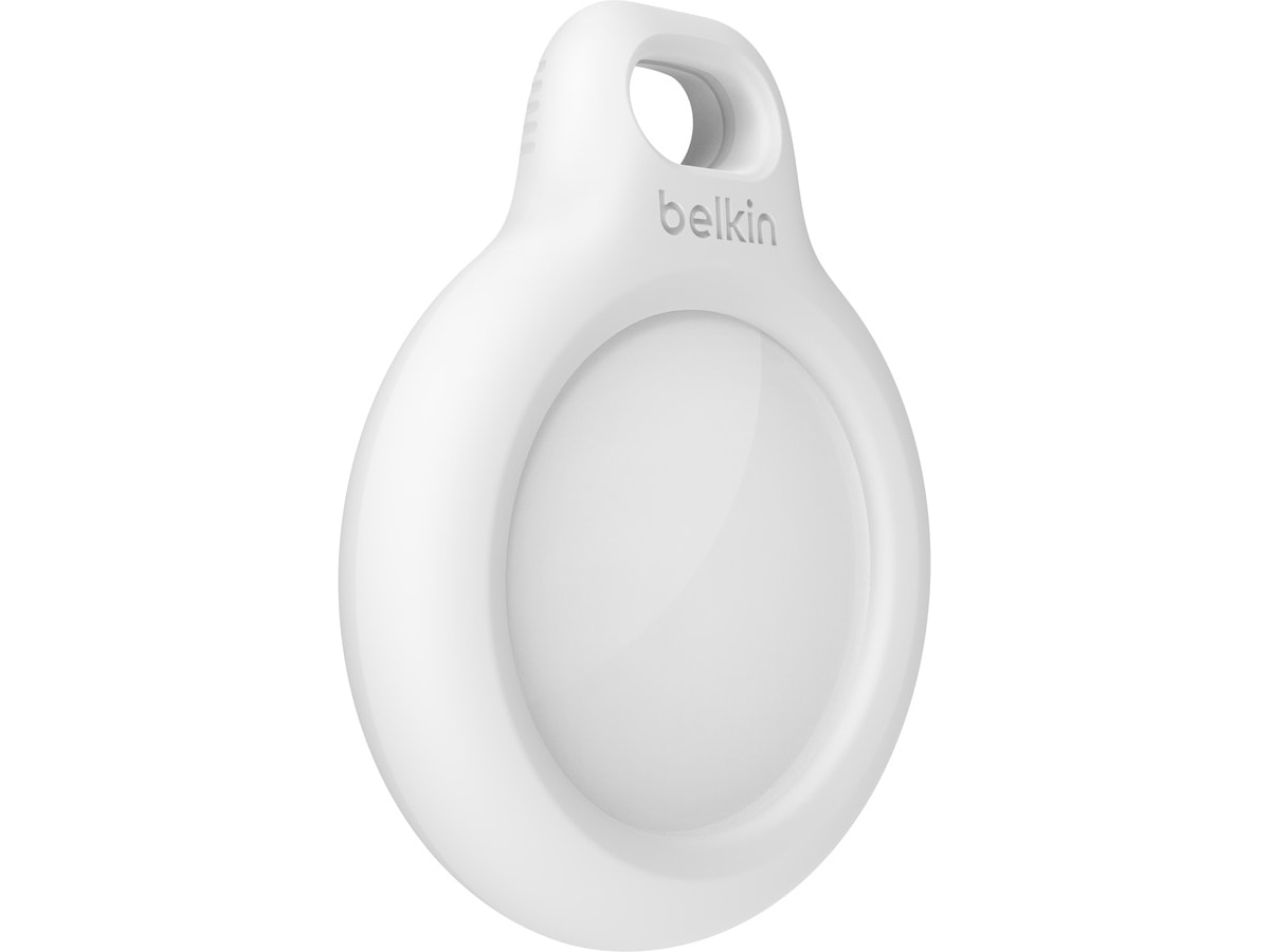 Belkin holder til AirTag, med nøkkelring - hvit Sporingsbrikke & GPS