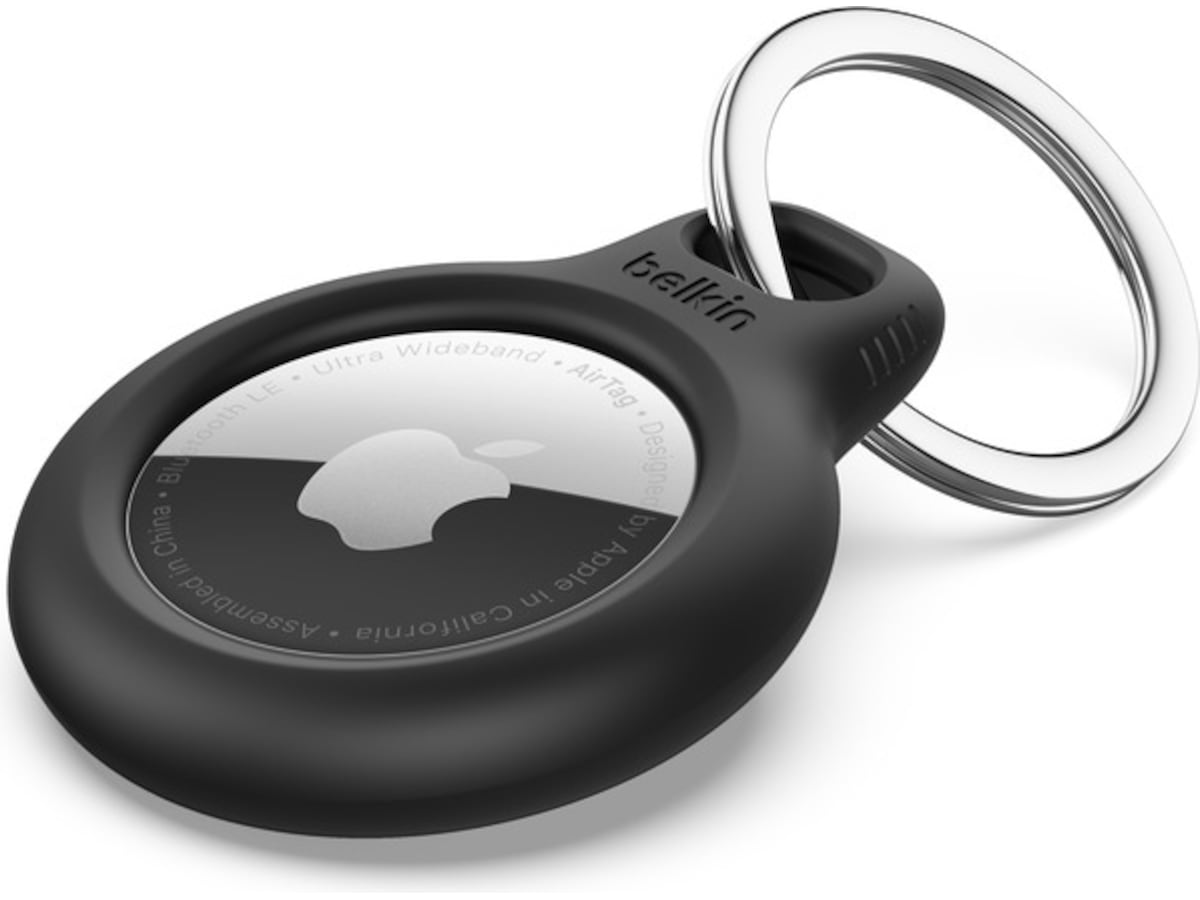 Belkin holder til AirTag, med nøkkelring - sort Sporingsbrikke & GPS