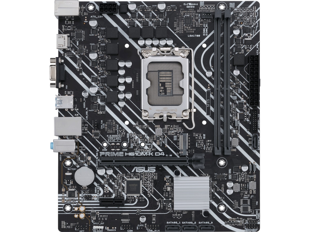 ASUS PRIME H610M-K D4 Hovedkort Intel Socket
