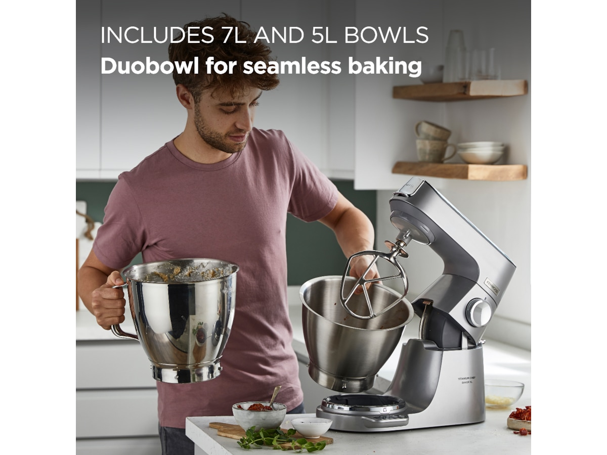 Kenwood Titanium Chef Baker XL Kjøkkenmaskin Kjøkkenmaskiner