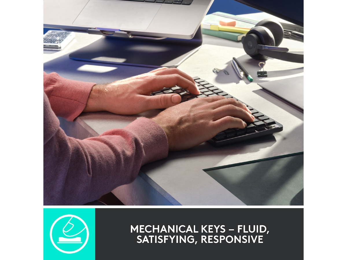 Logitech MX Mechanical Mini Minimalist Tactile (graphite) Tastatur