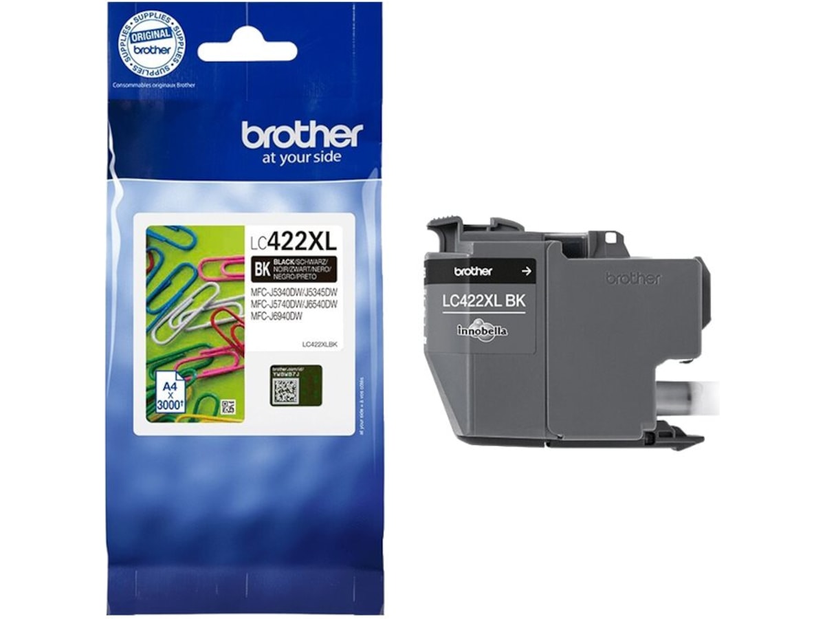 Brother blekk LC422XLBK Sort Blekkpatroner