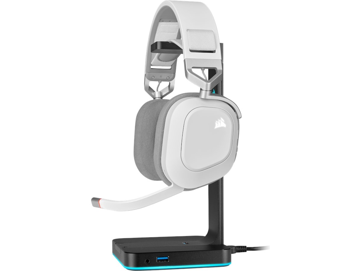 Corsair HS80 RGB Trådløst Gaming Headset (hvit) Gamingheadset