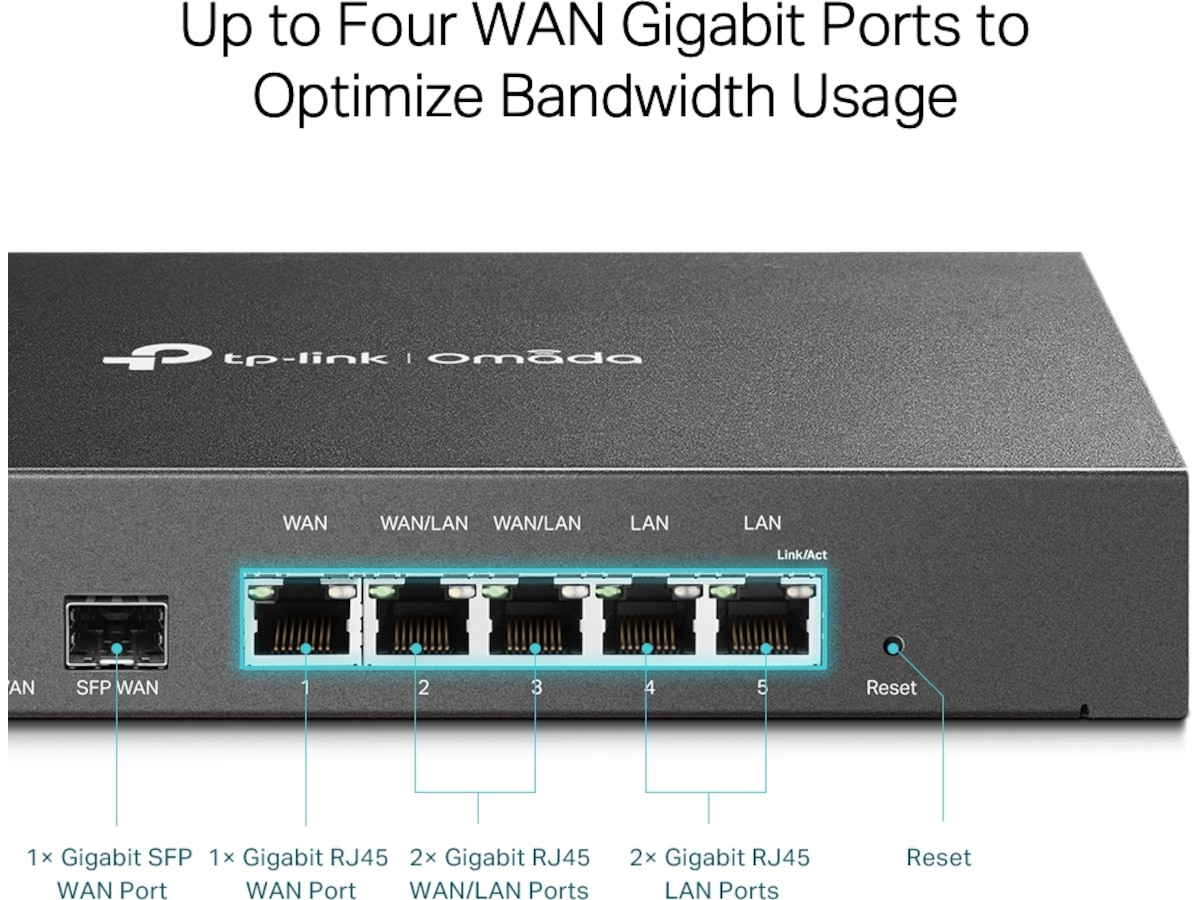 TP-Link ER7206 Omada Gigabit VPN Router Routere