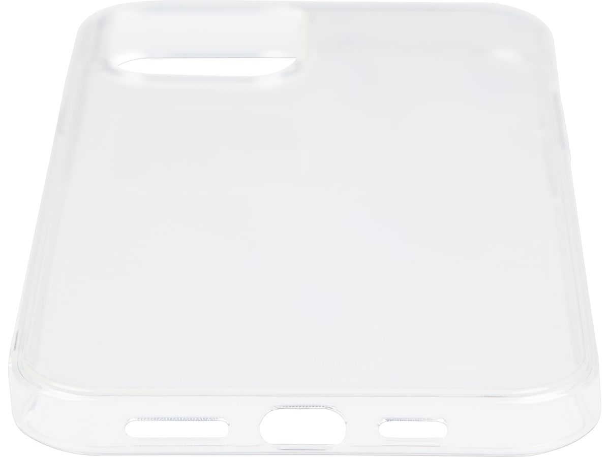 iiglo iPhone 15/14 Silikondeksel (gjennomsiktig) Mobildeksel