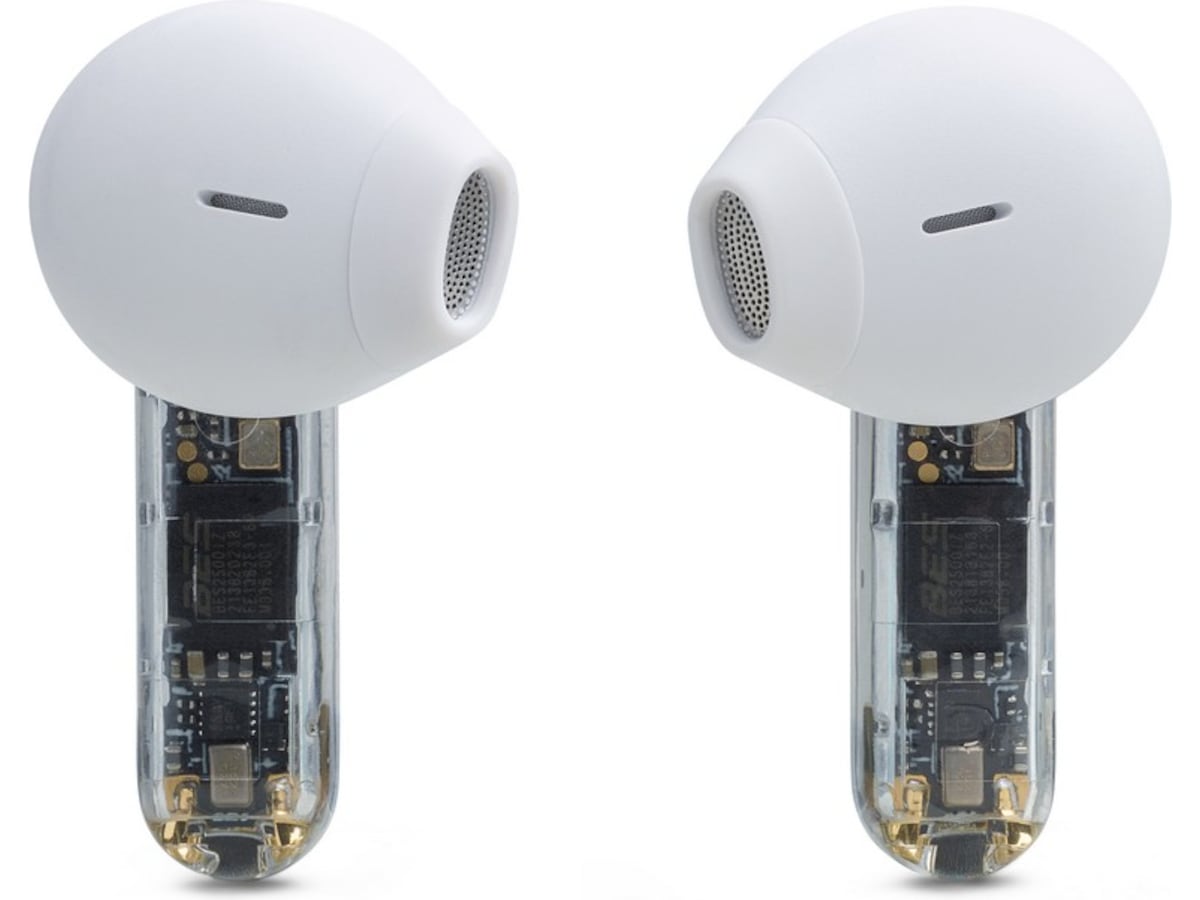 JBL Tune Flex Ghost Trådløse Ørepropper, In-Ear (hvit) Ørepropper