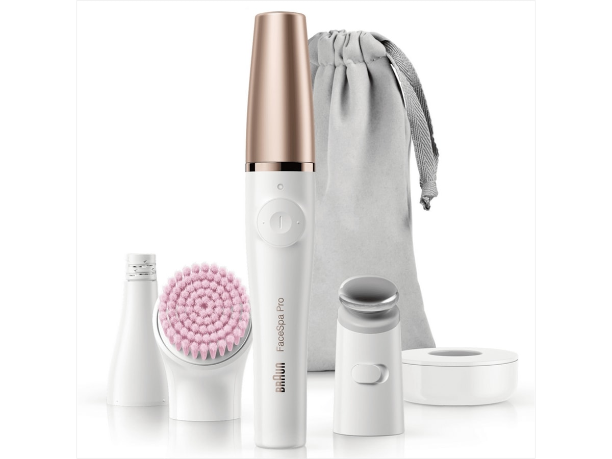 Braun FaceSpa Pro 912 Ansiktsepilator (hvit/bronse) Epilator & IPL-hårfjerning