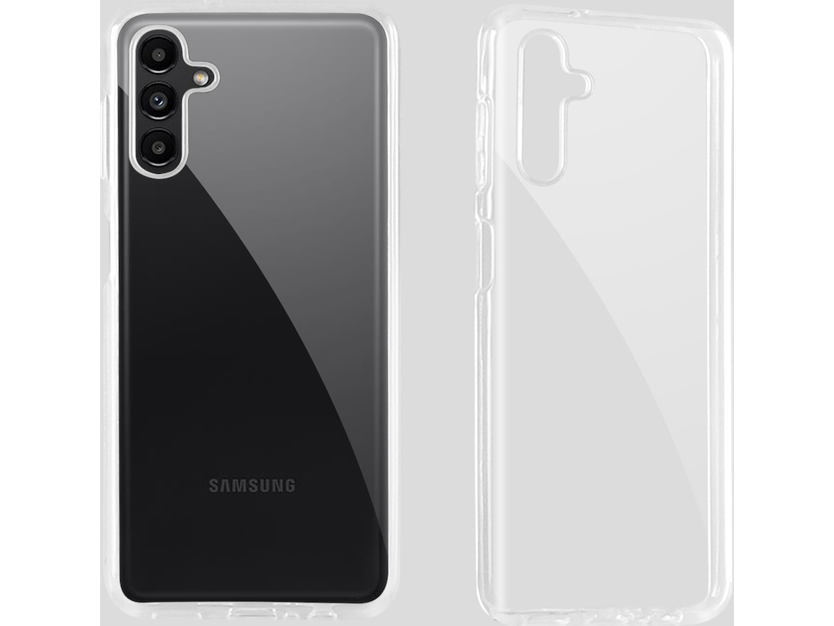 iiglo Galaxy A13 5G / A04S Silikondeksel (gjennomsiktig) Mobildeksel