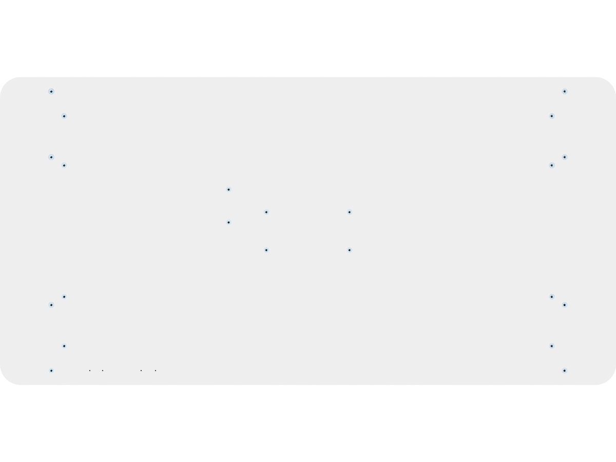 iiglo Skrivebordsplate 120cm (hvit) Skrivebord