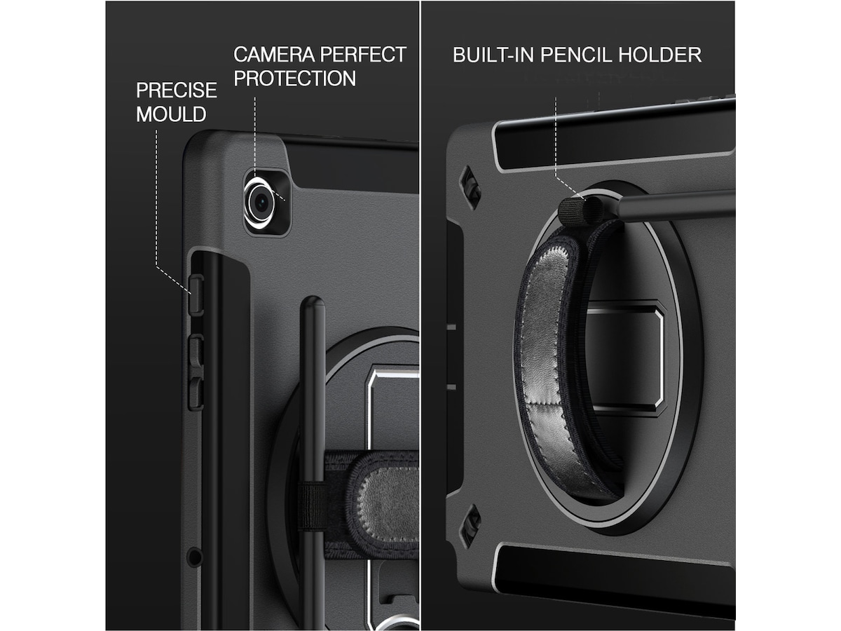 4smarts Galaxy Tab Active4 Pro Rugged Case Grip Deksel til nettbrett