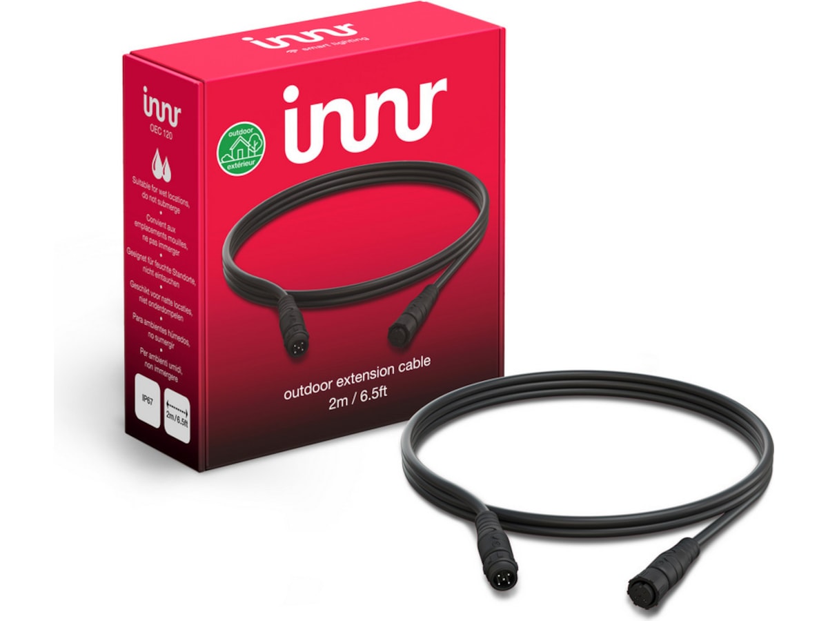 Innr smart utendørs skjøteledning - 2m Tilbehør til smartbelysning