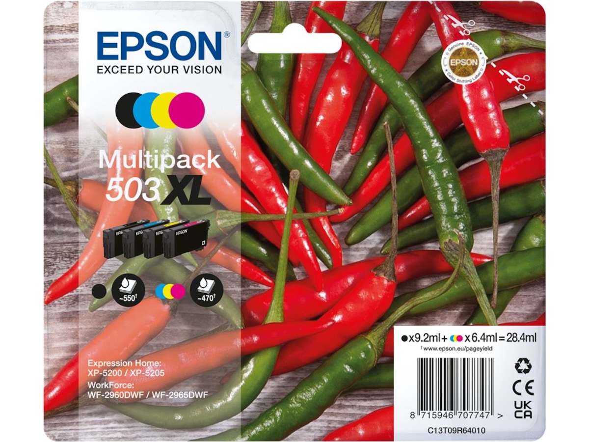 Epson blekk 503 XL multipack Blekkpatroner