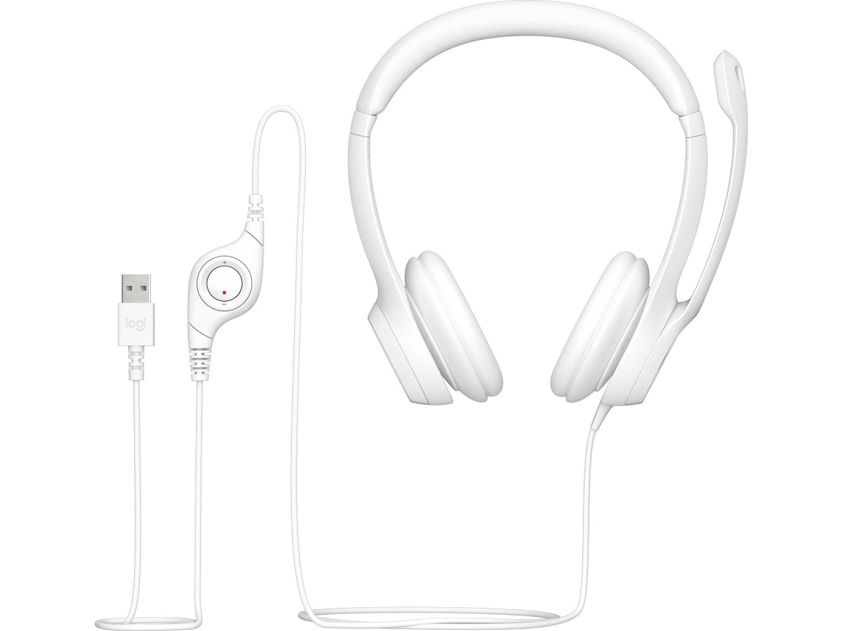 Logitech H390 USB PC headset (offwhite) Headset