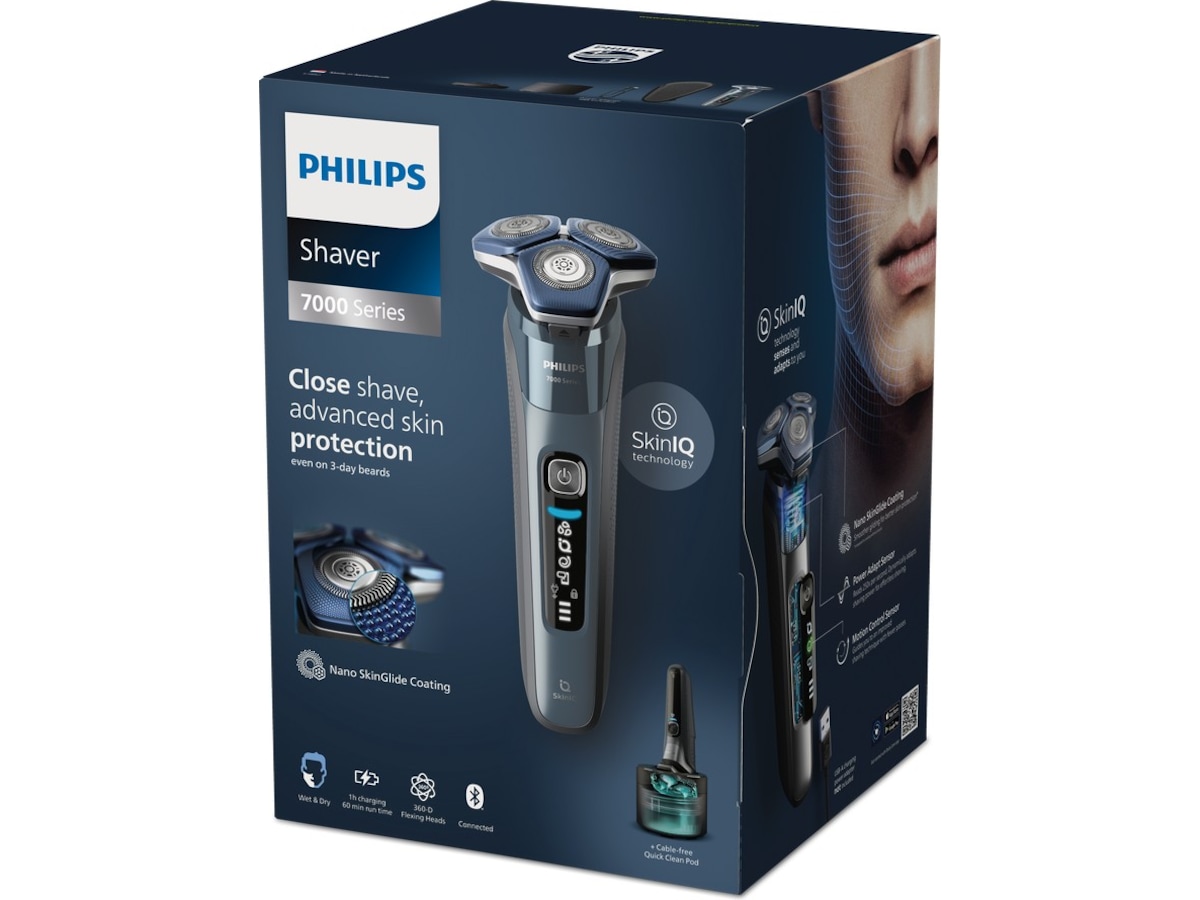 Philips Series 7000 Wet & Dry elektrisk barbermaskin S7882/55 Barbermaskiner