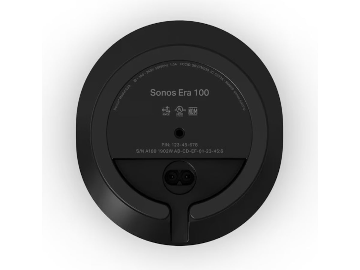 Sonos Era 100 Trådløs Høyttaler (sort) 2-pack Høyttalere