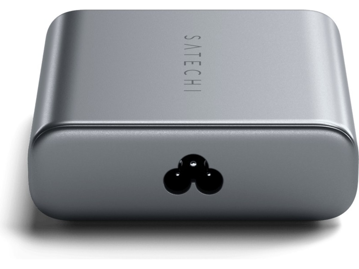 Satechi GaN 6Port 200W Ladestasjon (space gray) Mobilladere