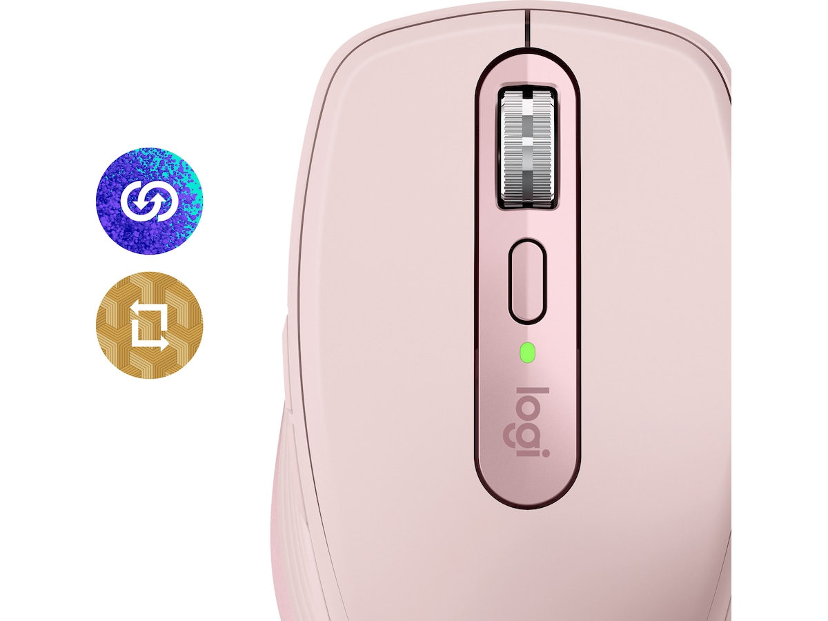 Logitech MX Anywhere 3S trådløs mus (rosa) Mus