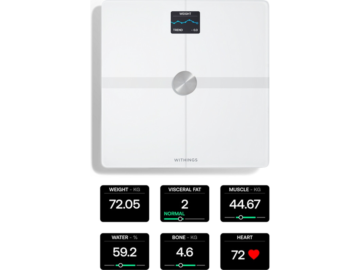 Withings Body Smart Wi-Fi badevekt (hvit) Badevekt