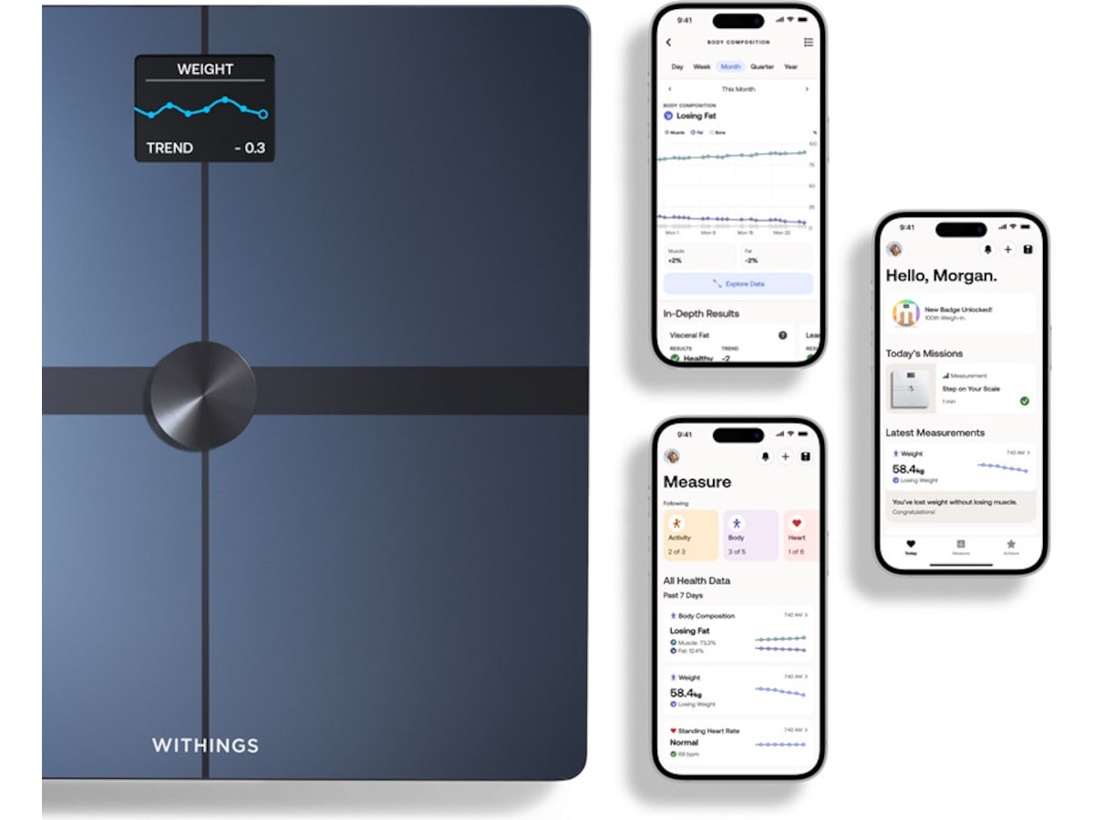 Withings Body Smart Wi-Fi badevekt (sort) Badevekt