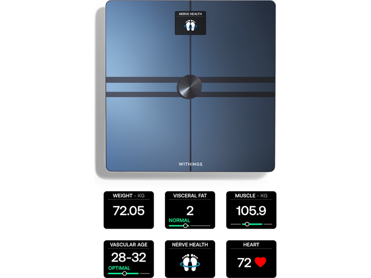 Withings Body Comp Wi-Fi smart badevekt (sort) Badevekt